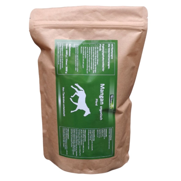 VETkampagne Mangan organisch 1 kg + Messlöffel Sonderpreis MHD 10/2024